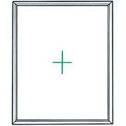 Vast raam wit 1700x2100 Louis Fenêtre