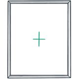 Vast raam wit 1700x2100 Louis Fenêtre