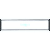 Vast raam wit 2100x500 Louis Fenêtre