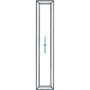 Vast raam wit 400x2100 Louis Fenêtre